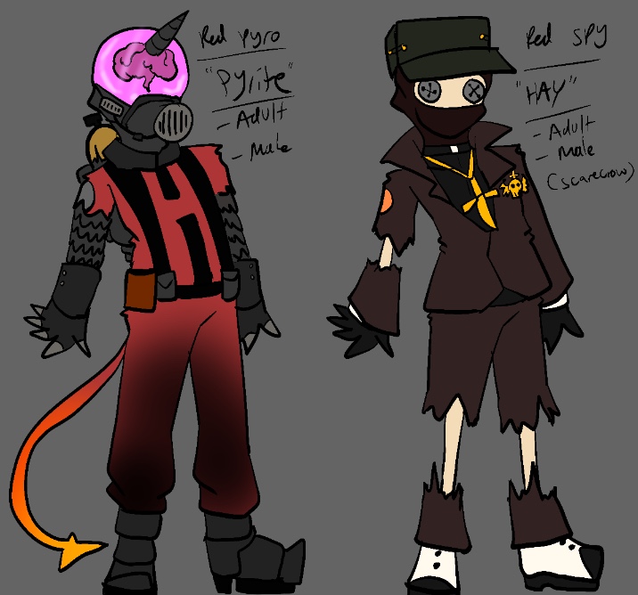 pyro and spy designs