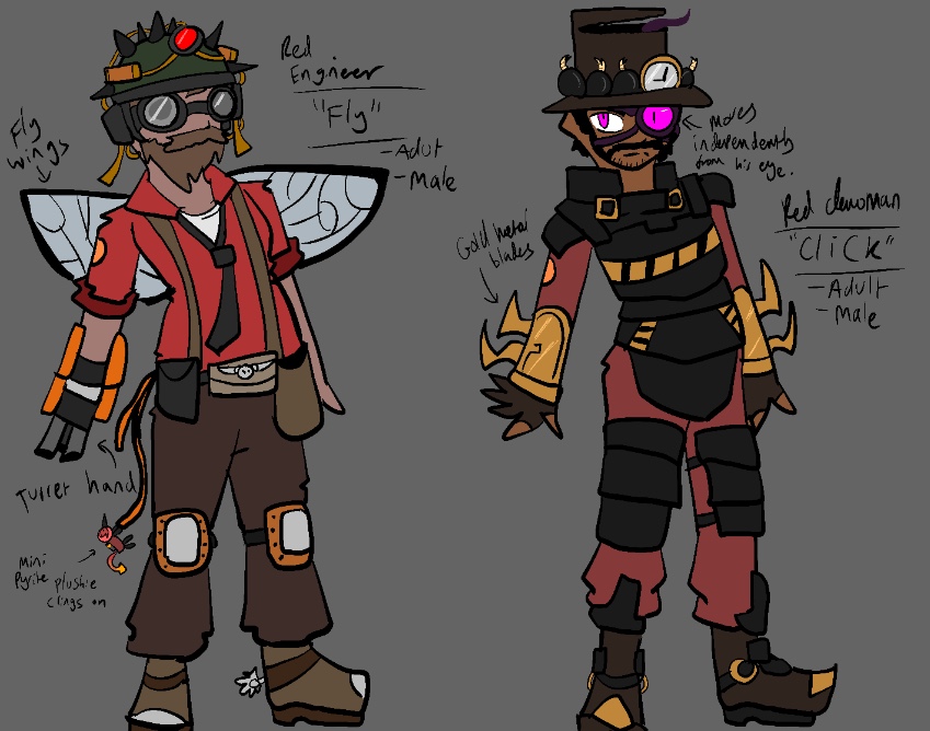 engineer and demoman designs